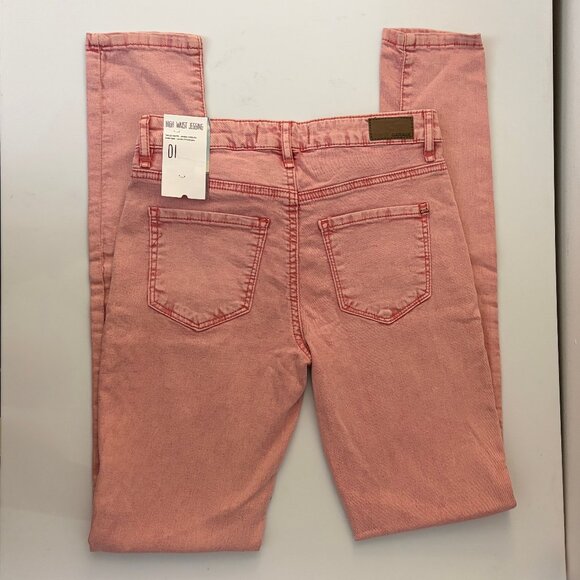 Garage - Pink High Waist Skinny Jegging - Size 1 - Picture 2 of 11